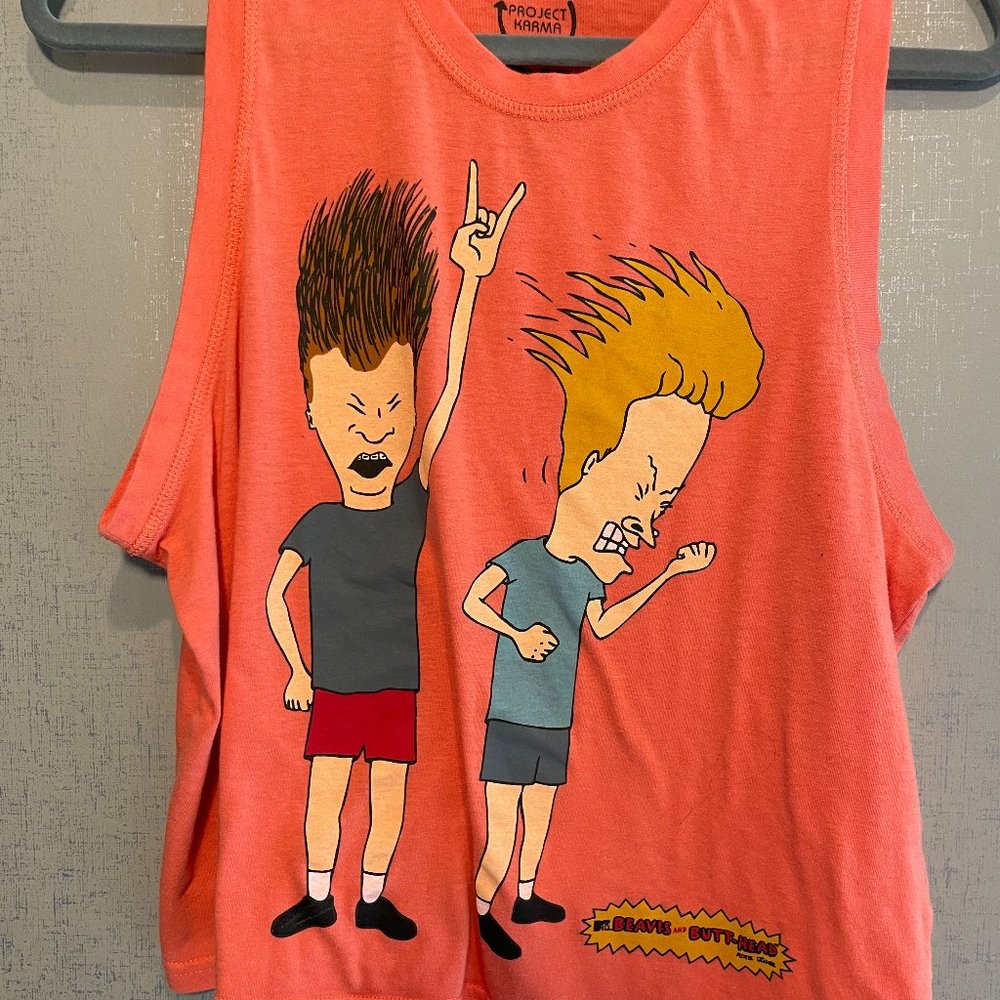 Beavis & Butthead crop top
